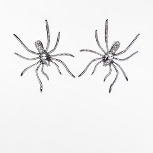 ZARA SPIDER RHINESTONE EARRINGS